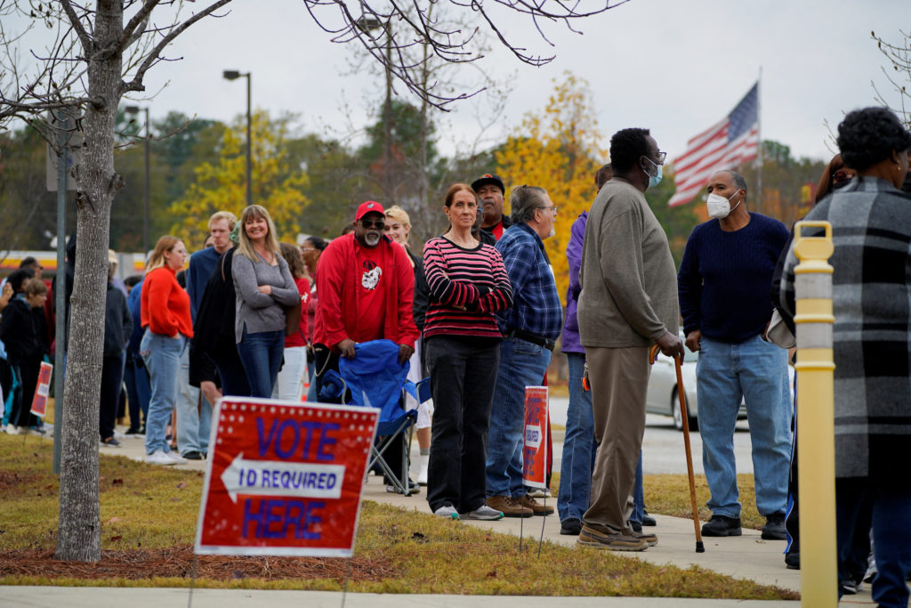 Candidates make final push in with critical Senate seat on the