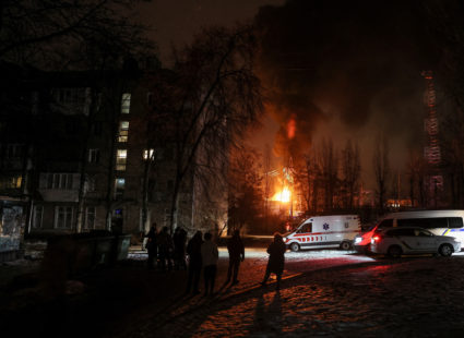 Drone attack on Kyiv