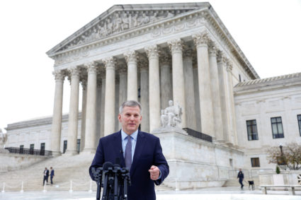 U.S. Supreme Court hears oral arguments in Moore v. Harper in Washington