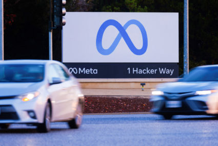 Headquarters of Facebook parent company Meta Platforms Inc in Mountain View