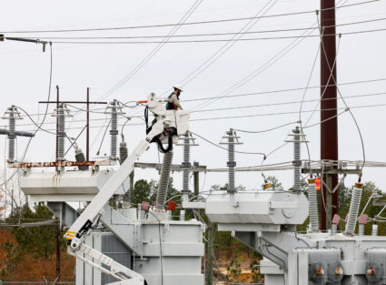 FILE PHOTO: Vandalism suspected in mass power outage in North Carolina