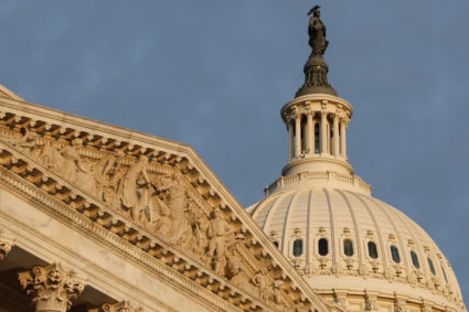 Morning breaks over the U.S. Capitol on Jan. 10, 2023. File photo by Jonathan Ernst/REUTERS