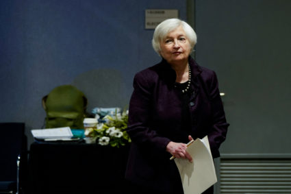 FILE PHOTO: Janet Yellen is staying put to oversee billions in climate spending