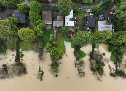 Rainstorms cause flooding in Guerneville