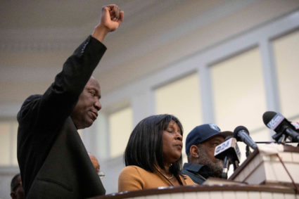 People protest after the death of Tyre Nichols in Memphis