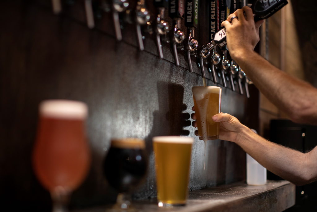 Black Plague Brewery, a micro brewery started 3 years ago continues to brew its way through the pandemic.