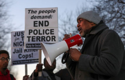 People protest after the death of Tyre Nichols in Memphis