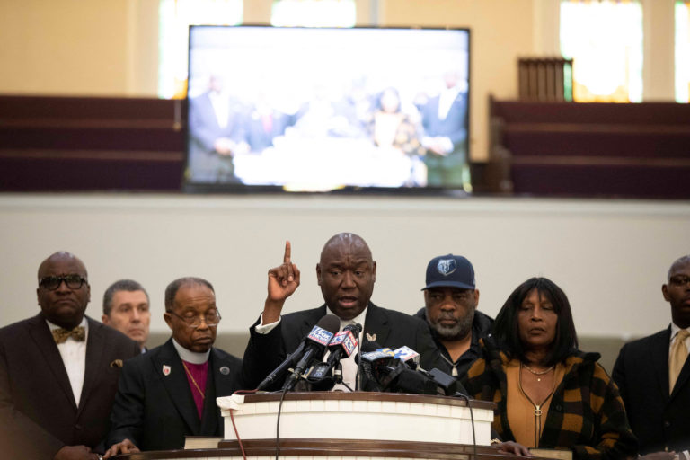 People protest after the death of Tyre Nichols in Memphis