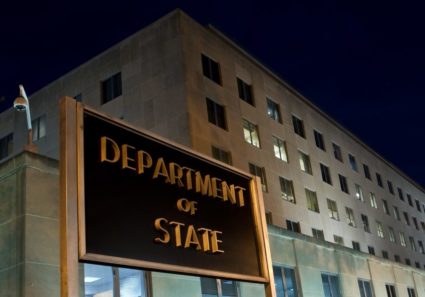 The US State Department is seen on Novem
