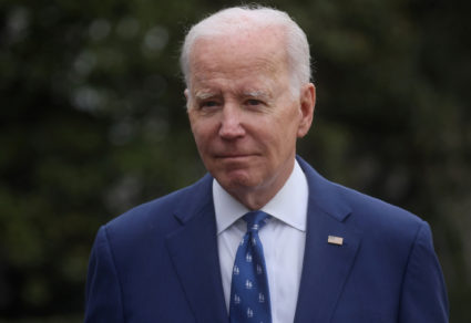 U.S. President Biden boards Marine One for travel to Kentucky