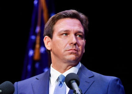 Gov. Ron DeSantis-Charlie Crist debate at the Sunrise Theatre in Fort Pierce