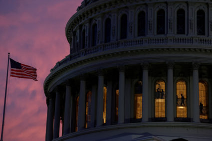 U.S. representatives gather to try to elect a new Speaker of the House at the U.S. Capitol in Washington