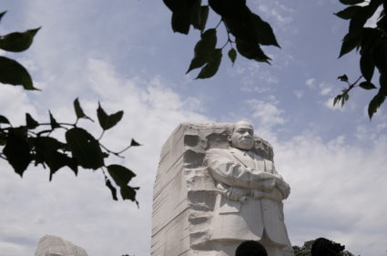 The Martin Luther King, Jr. Memorial is seen during Juneteenth, which commemorates the end of slavery in Texas, two years after the 1863 Emancipation Proclamation freed slaves elsewhere in the United States, in Washington, D.C. U.S., June 19, 2021. Photo by Ken Cedeno/REUTERS
