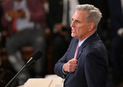 Kevin McCarthy is elected next Speaker of the U.S. House of Representatives at the U.S. Capitol in Washington