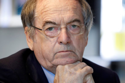 Noel le Graet, head of the French soccer Federation (FFF), attends a news conference after the governing body's first Executive Football Summit in Roissy, France, November 23, 2016. Photo by Charles Platiau/REUTERS