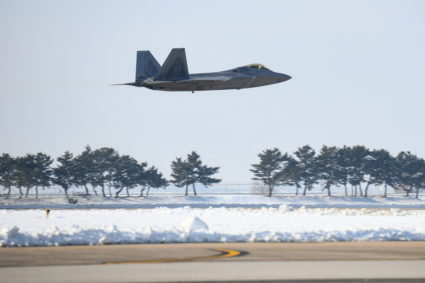 A joint air drill between U.S. and South Korea