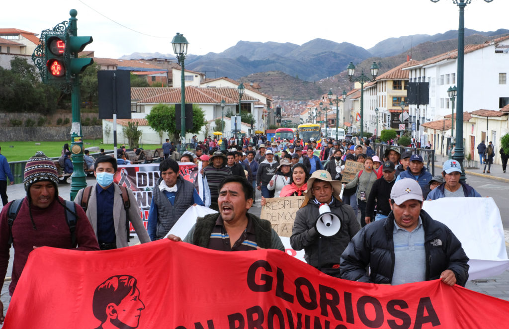 Peruvians protest to demand President Boluarte's resignation