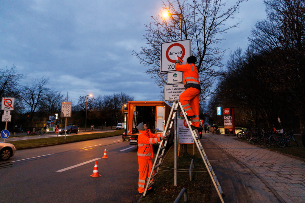 The city of Munich introduces strict emission controls for diesel cars