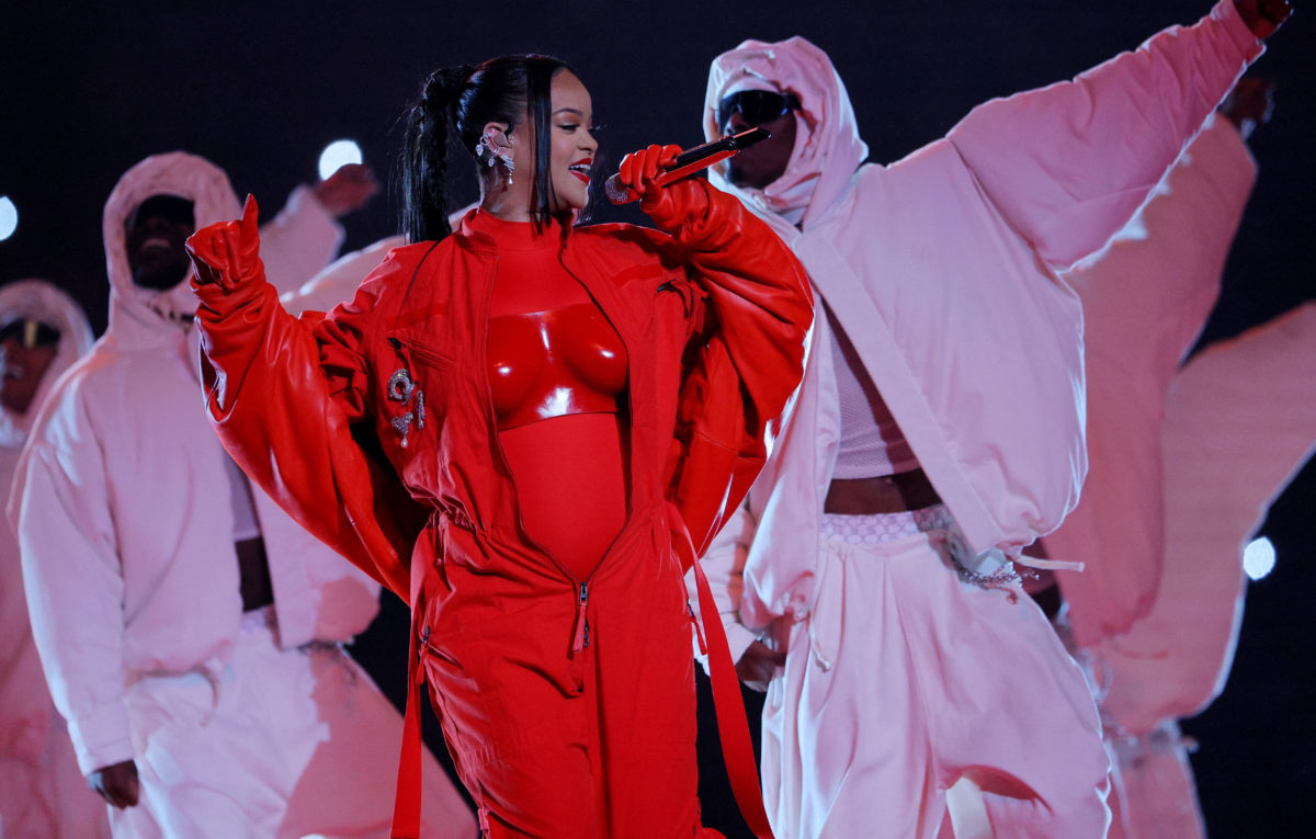Pregnant Rihanna shines bright during Super Bowl 57 halftime show PBS News
