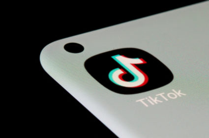 FILE PHOTO: TikTok app is seen on a smartphone in this illustration