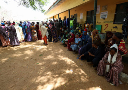 Nigeria's Presidential election, in Yola