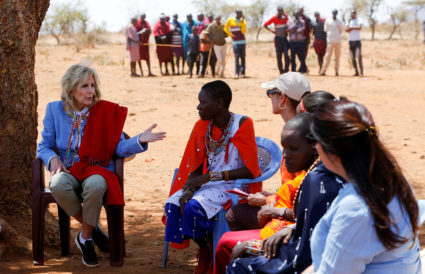 U.S. first lady Jill Biden visits Kenya