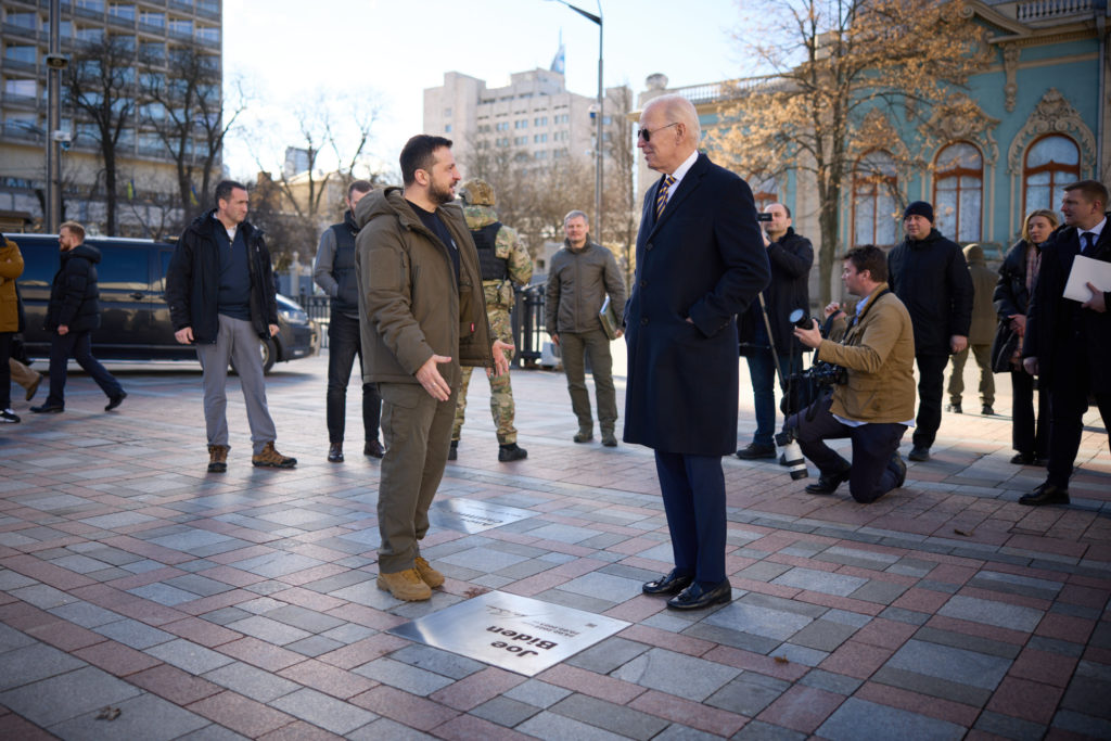 Biden-Zelenskyy meeting in Kyiv