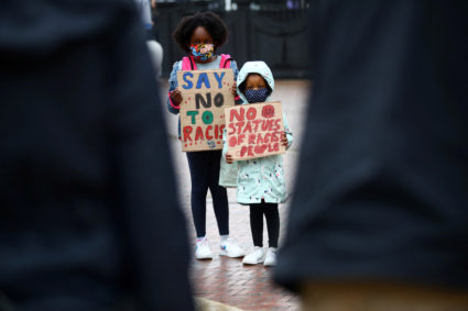 Protest against the death of George Floyd, in London