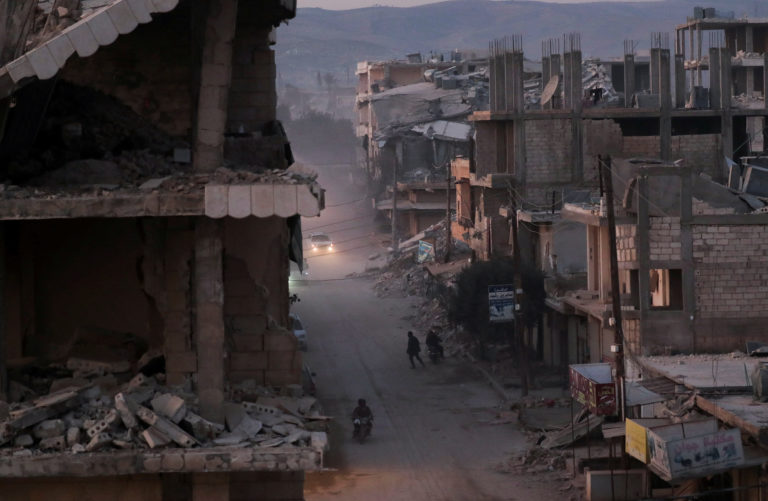 Aftermath of the deadly earthquake in Jandaris