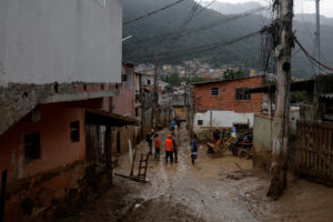 Aftermath of the severe rainfall that caused landslides in Sao Sebastiao