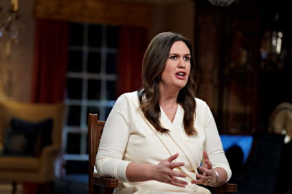 Arkansas Governor Sarah Huckabee Sanders delivers the Republican response to the State of the Union address