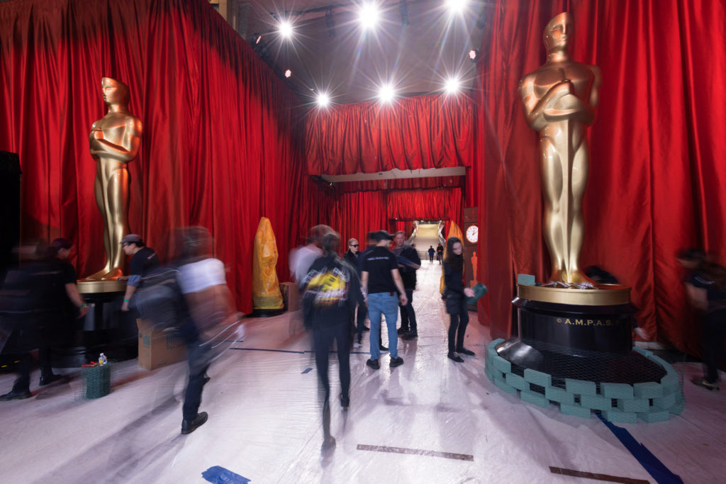 Preparations for 95th Academy Awards continue in Hollywood, California.