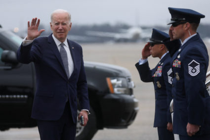 U.S. President Biden travels to California to meet British PM Sunak and Australian PM Albanese