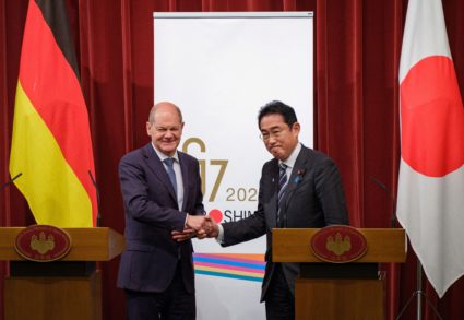 Leaders of Japan, Germany agree to increase economic, defense cooperation