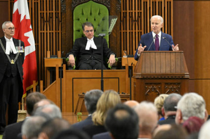WATCH: Biden, Trudeau celebrate 'inseparable' U.S.-Canada relations in speech to Parliament