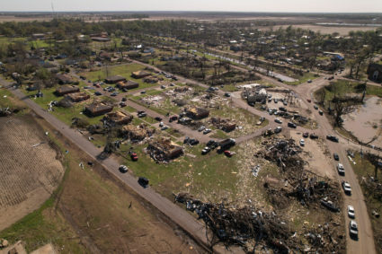 Tornadoes hit communities across central Mississippi