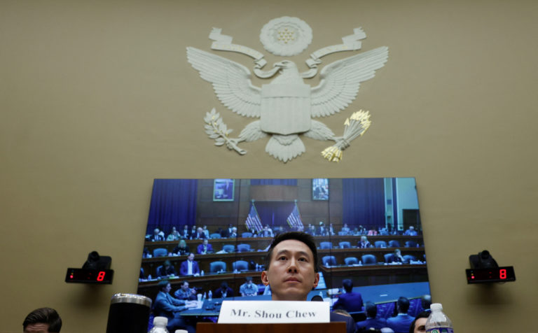 TikTok Chief Executive Shou Zi Chew testifies before a House Energy and Commerce Committee, in Washington
