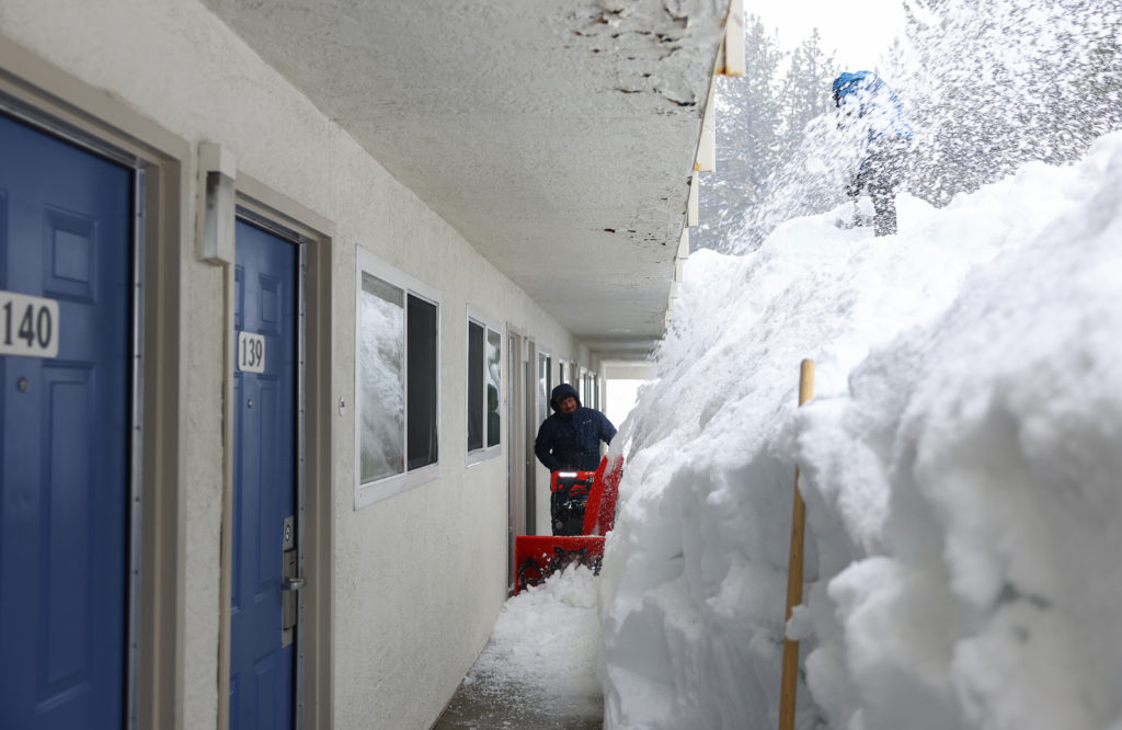 California Hit By Another Winter Storm, Deepening The Already Historic Snowpack In Mountain Regions