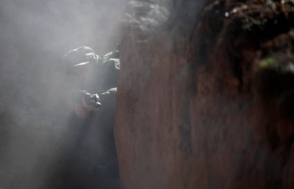 Russian newly-mobilised reservists train in Volgograd region