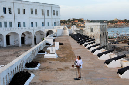 U.S. Vice President Kamala visits Cape Coast slave castle