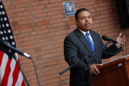 Director of the White House Office of National Drug Control Policy (ONDCP), Dr. Rahul Gupta speaks during the launch of dr...