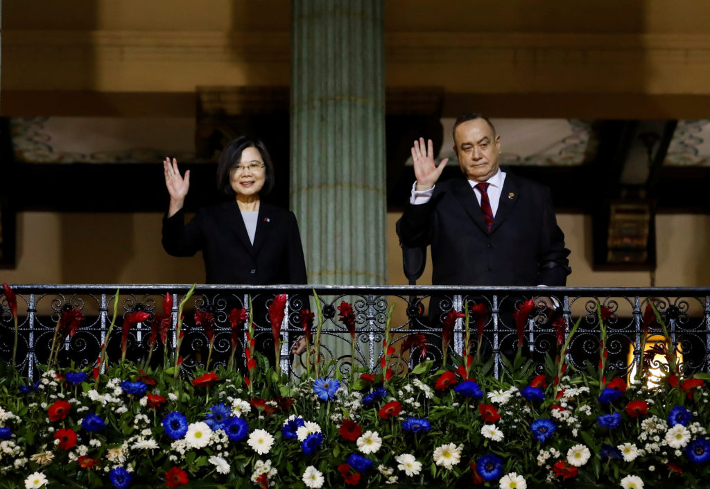 Taiwan President Tsai Ing-wen visits Guatemala