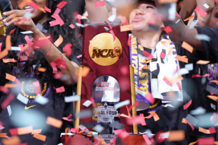 NCAA Womens Basketball: Final Four National Championship-Louisiana State vs Iowa