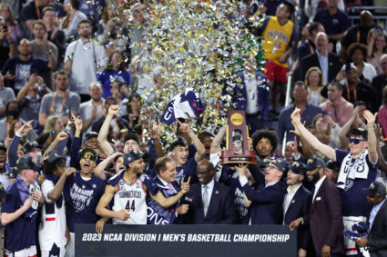 UConn March Madness victory met with celebration, destruction on campus