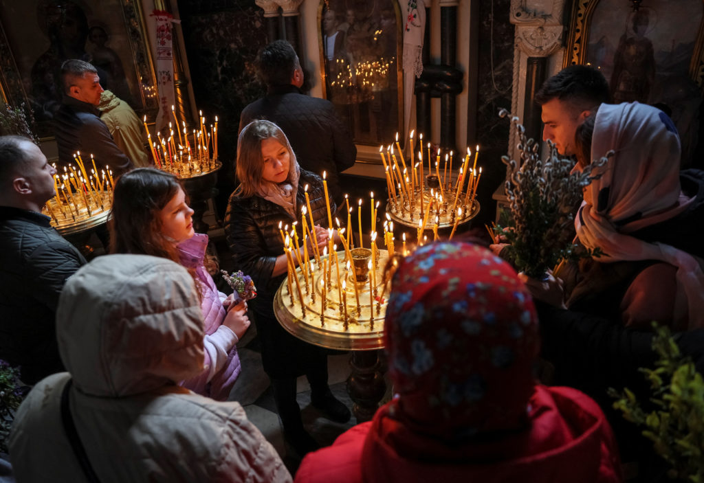 Palm Sunday, amid Russia's invasion, in Kyiv