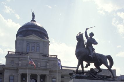 Montana, Helena, State Capitol Building.