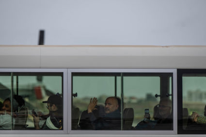 American evacuees land in Djibouti