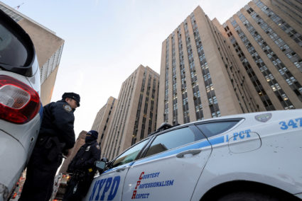 FILE PHOTO: Former U.S. President Donald Trump indicted by a Manhattan grand jury, in New York City