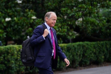 Steve Ricchetti, Assistant to the President &amp; Counselor to the President, walks to Marine One on the South Lawn of the White House for a trip to Ohio with U.S. President Joe Biden in Washington, D.C., U.S., July 6, 2022. Photo by Sarah Silbiger/REUTERS
