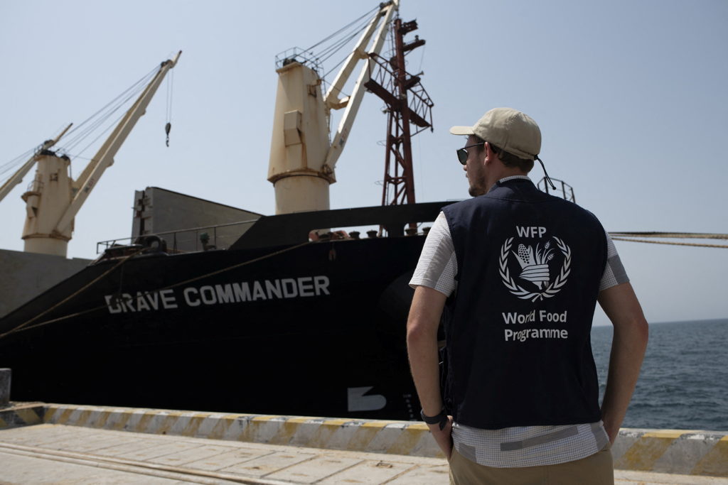 U.N. ship brings food relief from Ukraine to drought-hit Horn of Africa in Djibouti